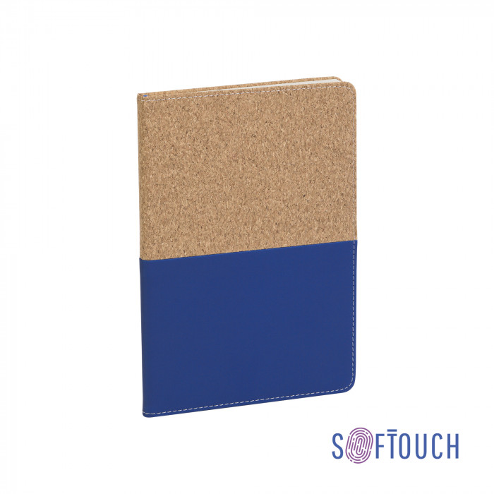 Блокнот Фьюджи уценка, формат А5, покрытие soft touch+пробка