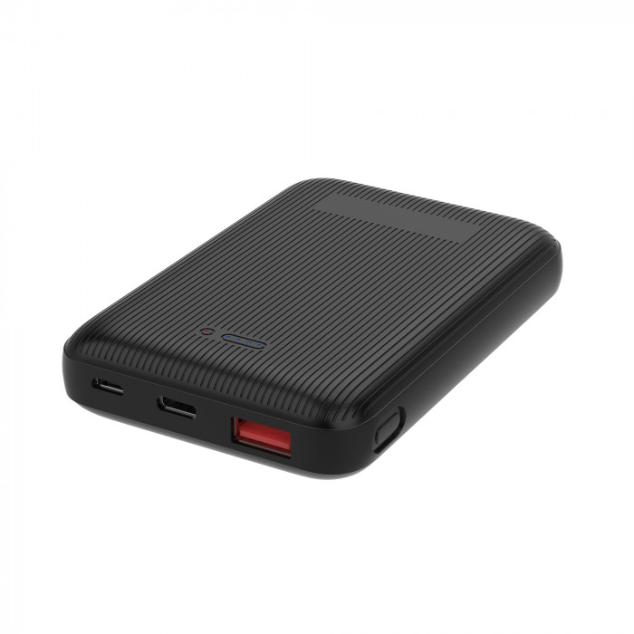 Беспроводное магнитное ЗУ Forsage SOFTTOUCH, 8000 mAh с быстрой проводной (20W) и беспроводной (15W) зарядкой, покрытие soft touch