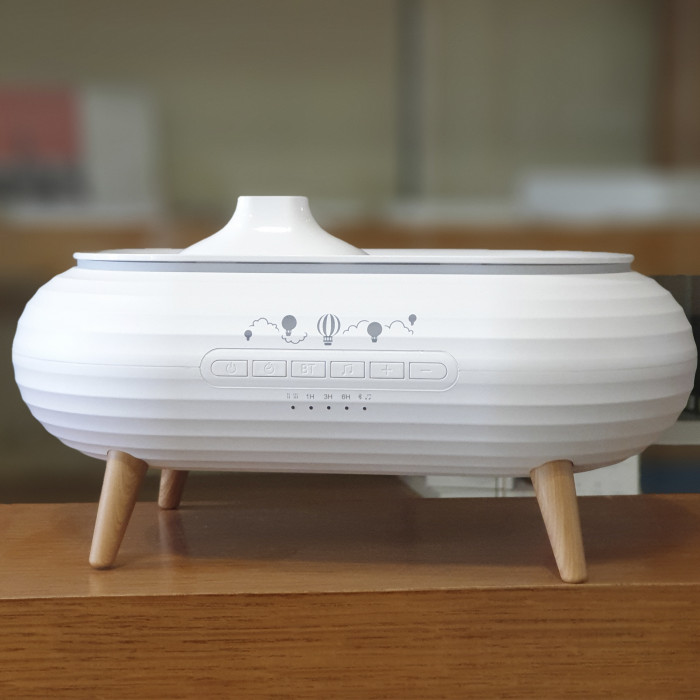 Увлажнитель воздуха Smart Air с bluetooth-колонкой, мелодиями и релаксирующими шумами, с подсветкой и ароматизатором