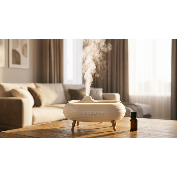 Увлажнитель воздуха Smart Air с bluetooth-колонкой, мелодиями и релаксирующими шумами, с подсветкой и ароматизатором