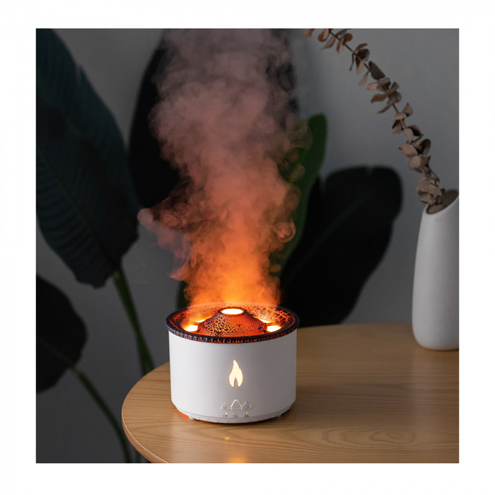 Увлажнитель воздуха Smart Volcanoс пультом ДУ,  функцией ароматерапии и интерьерной подсветкой