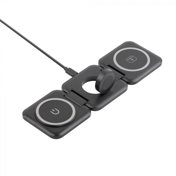 Складная беспроводная (15W) зарядная станция Flip с MagSafe