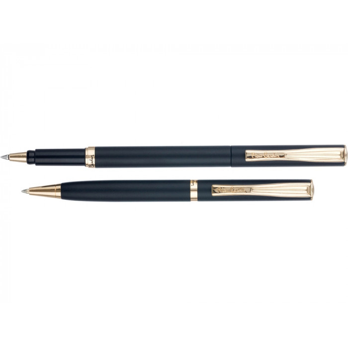 Набор Pierre Cardin PEN&PEN: ручка шариковая + роллер. Цвет - черный. Упаковка Е.