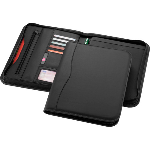 Папка A4 Ebony на молнии, черный Папка A4 Ebony на молнии, черный