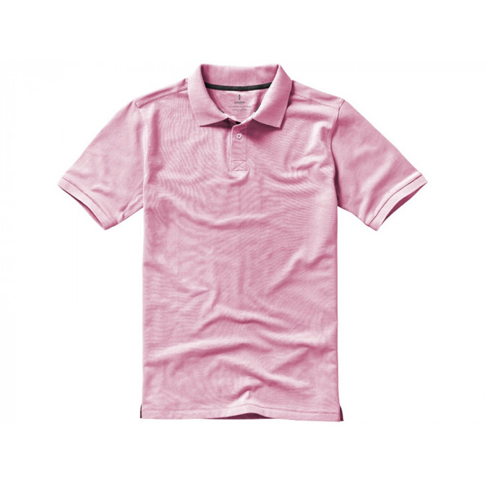 Calgary мужская рубашка-поло с коротким рукавом, light pink