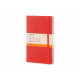 Записная книжка Moleskine Classic (в линейку) в твердой обложке, Large (13х21см), красный