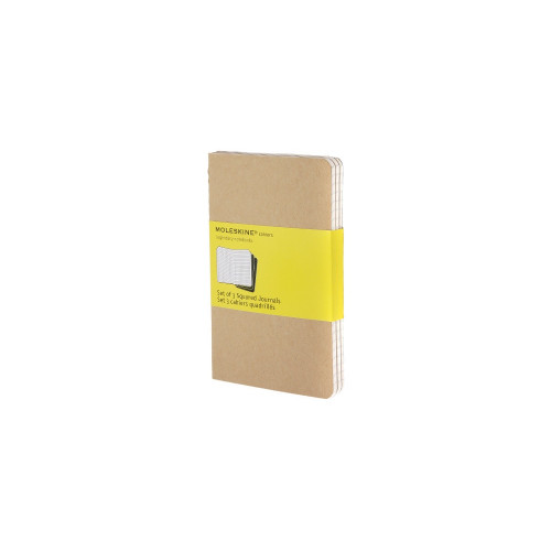 Записная книжка Moleskine Cahier (в клетку, 3 шт.), Pocket (9х14см), бежевый Записная книжка Moleskine Cahier (в клетку, 3 шт.), Pocket (9х14см), бежевый