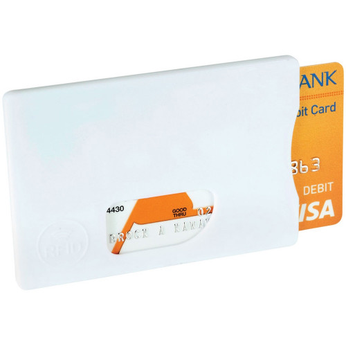 Защитный RFID чехол для кредитной карты, белый Защитный RFID чехол для кредитной карты, белый