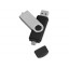USB/micro USB-флешка 2.0 на 16 Гб Квебек OTG, черный USB/micro USB-флешка 2.0 на 16 Гб Квебек OTG, черный
