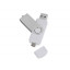 USB/micro USB-флешка 2.0 на 16 Гб Квебек OTG, белый USB/micro USB-флешка 2.0 на 16 Гб Квебек OTG, белый