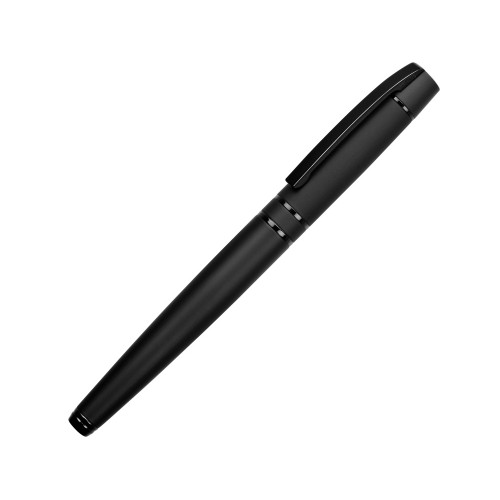 Ручка металлическая роллер Uma VIP R GUM soft-touch с зеркальной гравировкой, черный Ручка металлическая роллер Uma VIP R GUM soft-touch с зеркальной гравировкой, черный