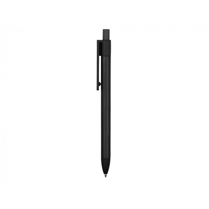 Ручка металлическая soft-touch шариковая Haptic, черный