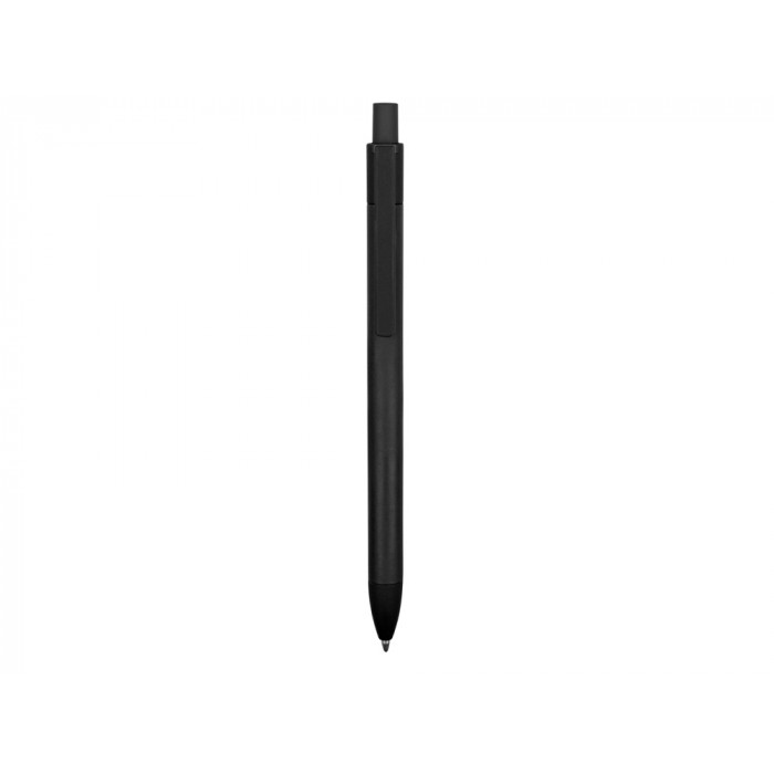 Ручка металлическая soft-touch шариковая Haptic, черный