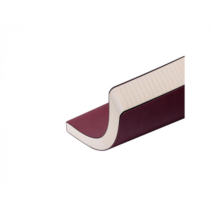 Ежедневник А5 недатированный Megapolis Velvet Flex, бордовый