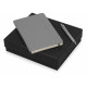 Подарочный набор Moleskine Hemingway с блокнотом А5 и ручкой, серый Подарочный набор Moleskine Hemingway с блокнотом А5 и ручкой, серый