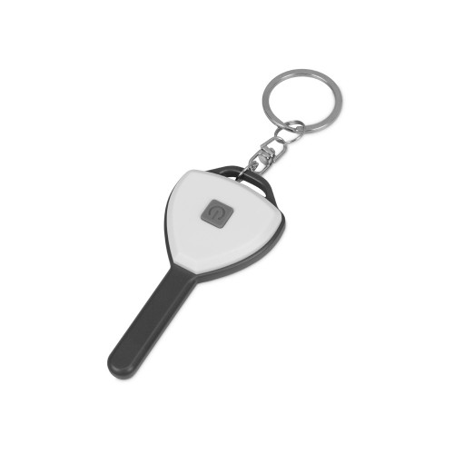 Брелок-фонарик COB Switch, белый/серый Брелок-фонарик COB Switch, белый/серый