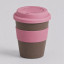 Стакан с силиконовой крышкой Cafe, dust pink Стакан с силиконовой крышкой Cafe, dust pink