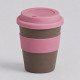 Стакан с силиконовой крышкой Cafe, dust pink