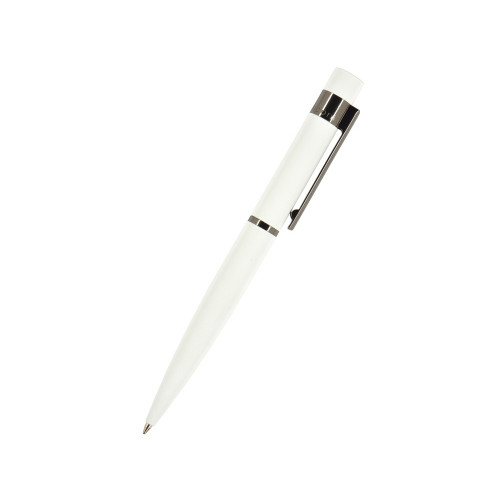 Ручка шариковая автоматическая BrunoVisconti VERONA цвет корпуса белый, soft-touch, 1 мм, синяя