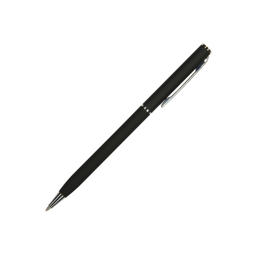 Ручка шариковая автоматическая BrunoVisconti® PALERMO цвет корпуса черный, soft-touch, 0.7 мм