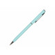 Ручка шариковая автоматическая BrunoVisconti® PALERMO цвет корпуса голубой, soft-touch, 0.7 мм