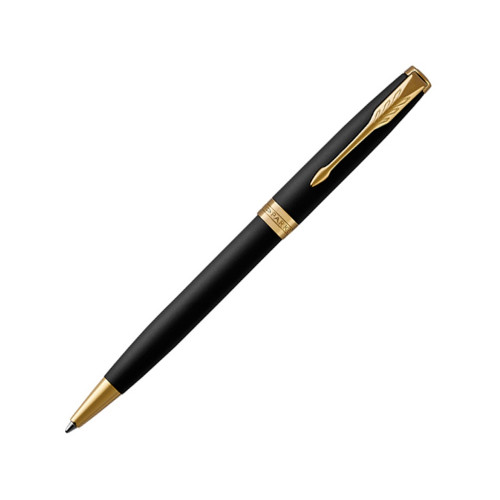 Ручка шариковая Parker Sonnet Core Matte Black GT, черный/золотистый Ручка шариковая Parker Sonnet Core Matte Black GT, черный/золотистый
