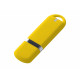 USB-флешка на 64 ГБ 3.0 USB, с покрытием soft-touch, жёлтый