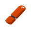 USB-флешка на 2 ГБ с покрытием soft-touch, оранжевый