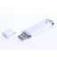 USB-флешка промо на 32 Гб прямоугольной классической формы, белый USB-флешка промо на 32 Гб прямоугольной классической формы, белый