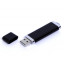 USB-флешка промо на 32 Гб прямоугольной классической формы, черный USB-флешка промо на 32 Гб прямоугольной классической формы, черный
