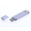 USB-флешка промо на 32 Гб прямоугольной классической формы, серебро USB-флешка промо на 32 Гб прямоугольной классической формы, серебро