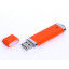 USB-флешка промо на 32 Гб прямоугольной классической формы, оранжевый USB-флешка промо на 32 Гб прямоугольной классической формы, оранжевый