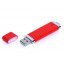 USB-флешка промо на 32 Гб прямоугольной классической формы, красный USB-флешка промо на 32 Гб прямоугольной классической формы, красный