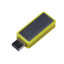 USB-флешка промо на 64 Гб прямоугольной формы, выдвижной механизм, желтый USB-флешка промо на 64 Гб прямоугольной формы, выдвижной механизм, желтый