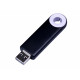 USB-флешка промо на 64 Гб прямоугольной формы, выдвижной механизм, белый USB-флешка промо на 64 Гб прямоугольной формы, выдвижной механизм, белый