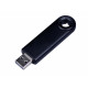 USB-флешка промо на 64 Гб прямоугольной формы, выдвижной механизм, черный USB-флешка промо на 64 Гб прямоугольной формы, выдвижной механизм, черный