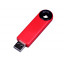 USB-флешка промо на 64 Гб прямоугольной формы, выдвижной механизм, черный USB-флешка промо на 64 Гб прямоугольной формы, выдвижной механизм, черный