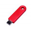 USB-флешка промо на 64 Гб прямоугольной формы, выдвижной механизм, красный USB-флешка промо на 64 Гб прямоугольной формы, выдвижной механизм, красный