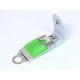 USB-флешка на 32 Гб в виде брелка, зеленый USB-флешка на 32 Гб в виде брелка, зеленый