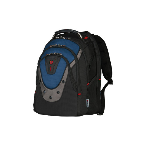 Рюкзак Ibex WENGER 17, черный/синий, полиэстер/ПВХ, 37 x 26 x 47 см, 23 л Рюкзак Ibex WENGER 17, черный/синий, полиэстер/ПВХ, 37 x 26 x 47 см, 23 л