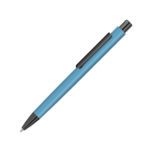 Металлическая шариковая ручка soft touch Ellipse gum, голубой Металлическая шариковая ручка soft touch Ellipse gum, голубой