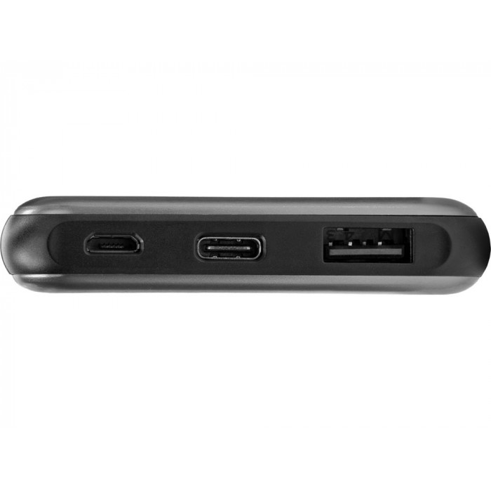 Внешний аккумулятор Forge v.2, металл, 10000mah, серый
