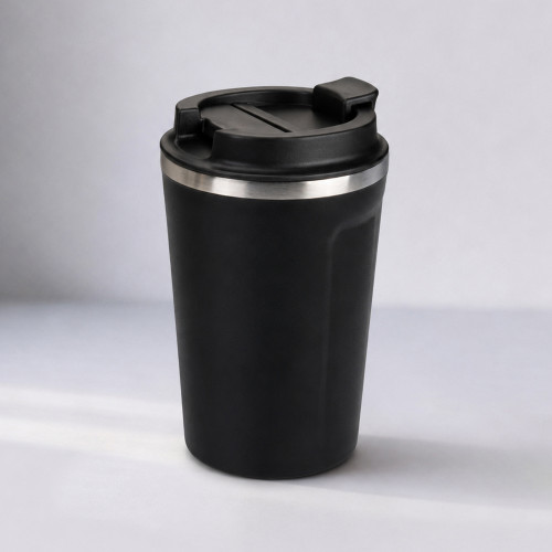 Термокружка CAFe COMPACT, 380 мл, черный Термокружка CAFe COMPACT, 380 мл, черный