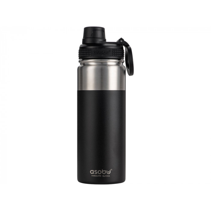 Вакуумная термобутылка ALPINE FLASK, 530 мл, черный