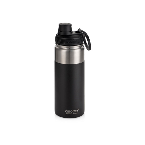 Вакуумная термобутылка ALPINE FLASK, 530 мл, черный Вакуумная термобутылка ALPINE FLASK, 530 мл, черный