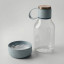 Бутылка для воды 2-в-1 Dog Bowl Bottle со съемной миской для питомцев, 1500 мл, голубой