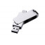 USB 2.0-флешка на 32 Гб поворотный механизм, c дополнительным разъемом Micro USB с одноцветным металлическим клипом USB 2.0-флешка на 32 Гб поворотный механизм, c дополнительным разъемом Micro USB с одноцветным металлическим клипом