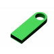 USB 2.0-флешка на 8 Гб с мини чипом и круглым отверстием, зеленый USB 2.0-флешка на 8 Гб с мини чипом и круглым отверстием, зеленый