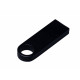 USB 2.0-флешка на 16 Гб с мини чипом и круглым отверстием, черный USB 2.0-флешка на 16 Гб с мини чипом и круглым отверстием, черный