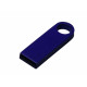USB 2.0-флешка на 16 Гб с мини чипом и круглым отверстием, синий USB 2.0-флешка на 16 Гб с мини чипом и круглым отверстием, синий